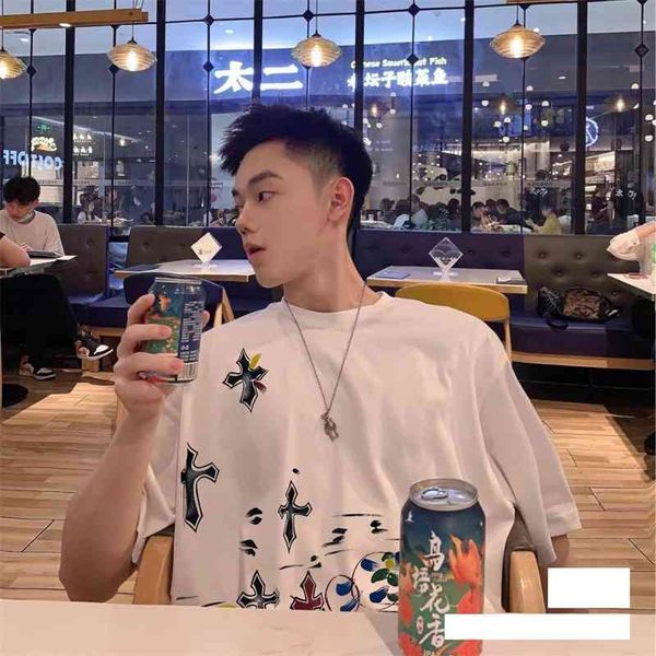 65% off outlet online store 2021 new full body hand painted color pattern digital direct jet printing short sleeve t-shirt high edition, White
65% off outlet online store 2021 new full body hand painted color pattern digital direct jet printing short sleeve t-shirt high edition, White