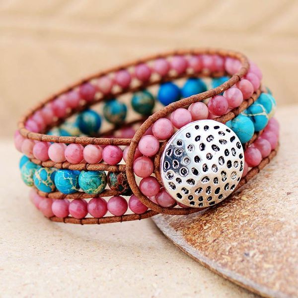 tennis inspirational bracelet natural japser vintage leather wrap bracelets wholesale handmade bohemia woven women jewelry, Golden;silver
tennis inspirational bracelet natural japser vintage leather wrap bracelets wholesale handmade bohemia woven women jewelry, Golden;silver