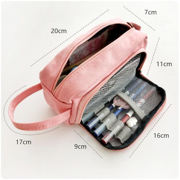 pencil cases capacity large case with carry hand multi color school pen bag for stationery pens eraser storage office pouch
pencil cases capacity large case with carry hand multi color school pen bag for stationery pens eraser storage office pouch