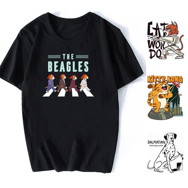 men's t-shirts funny the beagles t-shirt novelty dog crew neck retro loose men/women cotton short sleeves humor gift tee, White;black
men's t-shirts funny the beagles t-shirt novelty dog crew neck retro loose men/women cotton short sleeves humor gift tee, White;black