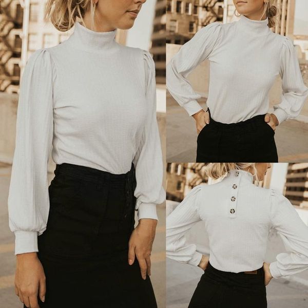 women's t-shirt women vintage puff long sleeve shirts turtleneck buttons back slim fit white pullover ribbed striped streetwear
women's t-shirt women vintage puff long sleeve shirts turtleneck buttons back slim fit white pullover ribbed striped streetwear