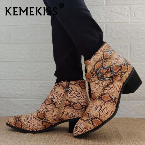 boots kemekiss size 34-43 ladies western snake pattern zipper ankle boot fashion cool short daily club footwear, Black
boots kemekiss size 34-43 ladies western snake pattern zipper ankle boot fashion cool short daily club footwear, Black