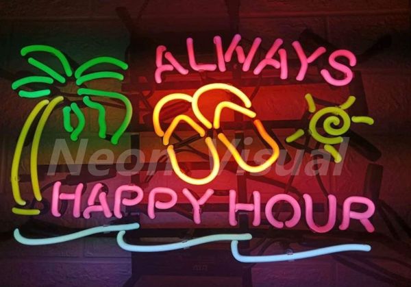 17*13 neon signs light real glass tube handmade neon beer bar sign t036