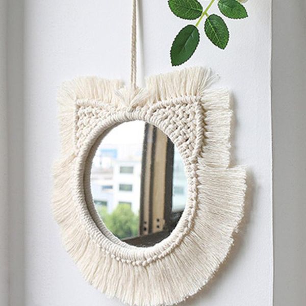 mirrors hanging wall mirror bohemia macrame cute cat handmade makeup for apartment bedroom baby nursery dorm decoration
mirrors hanging wall mirror bohemia macrame cute cat handmade makeup for apartment bedroom baby nursery dorm decoration
