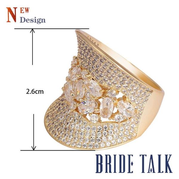 cluster rings bride talk full micro paved cubic zircon luxury big engagement ring for women dubai bridal finger couple jewelry addiction, Golden;silver
cluster rings bride talk full micro paved cubic zircon luxury big engagement ring for women dubai bridal finger couple jewelry addiction, Golden;silver