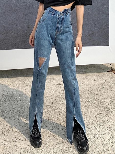 women's jeans ripped flare for women split pants plus size wide leg high waist clothing denim streetwear 2021 bell bottom, Blue
women's jeans ripped flare for women split pants plus size wide leg high waist clothing denim streetwear 2021 bell bottom, Blue