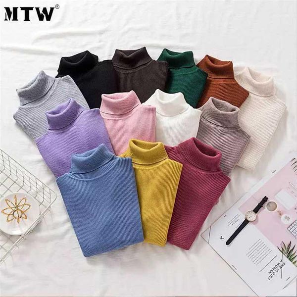 women turtleneck knitted sweater 2021 autumn winter soft jumper lady korean slim long sleeve office pullover 1, White;black
women turtleneck knitted sweater 2021 autumn winter soft jumper lady korean slim long sleeve office pullover 1, White;black