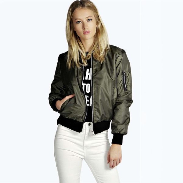 women's jackets fashion women windbreaker jacket spring autumn coats long sleeve basic bomber thin female outwear, Black;brown
women's jackets fashion women windbreaker jacket spring autumn coats long sleeve basic bomber thin female outwear, Black;brown