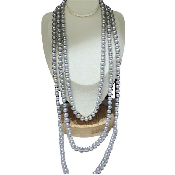 chokers habitoo luxury 3 strand natural 8-9mm gray freshwater pearl long necklace 24 inch cubic zircon bow pendant women fashion jewelry, Golden;silver
chokers habitoo luxury 3 strand natural 8-9mm gray freshwater pearl long necklace 24 inch cubic zircon bow pendant women fashion jewelry, Golden;silver