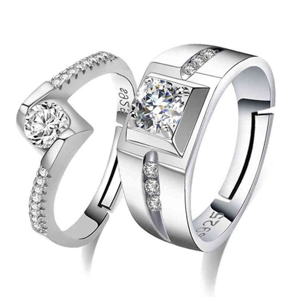 rings couple ring korean version simple men's and women's valentine's day gift heartshaped couple, Silver
rings couple ring korean version simple men's and women's valentine's day gift heartshaped couple, Silver