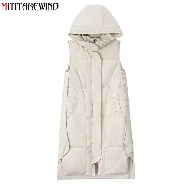 women's vests autumn winter parka vest women fashion long windbreaker waistcoat hooded collar thick bodywarmer sleeveless outerwear, Black;white
women's vests autumn winter parka vest women fashion long windbreaker waistcoat hooded collar thick bodywarmer sleeveless outerwear, Black;white