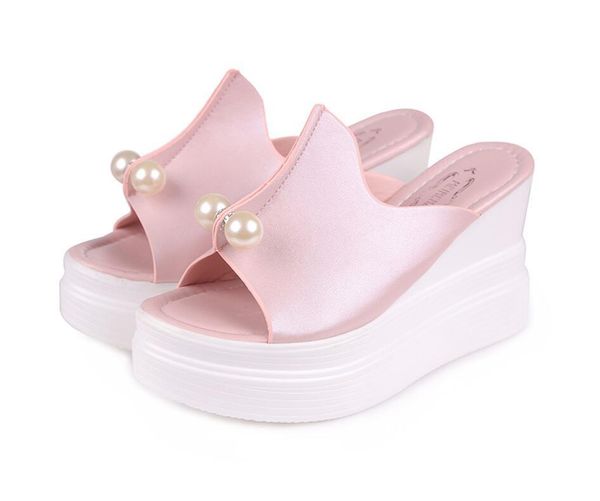 dress shoes 2021 women high heels platform sandals summer slippers peep toe thick heel slides ladies wedges, Black
dress shoes 2021 women high heels platform sandals summer slippers peep toe thick heel slides ladies wedges, Black