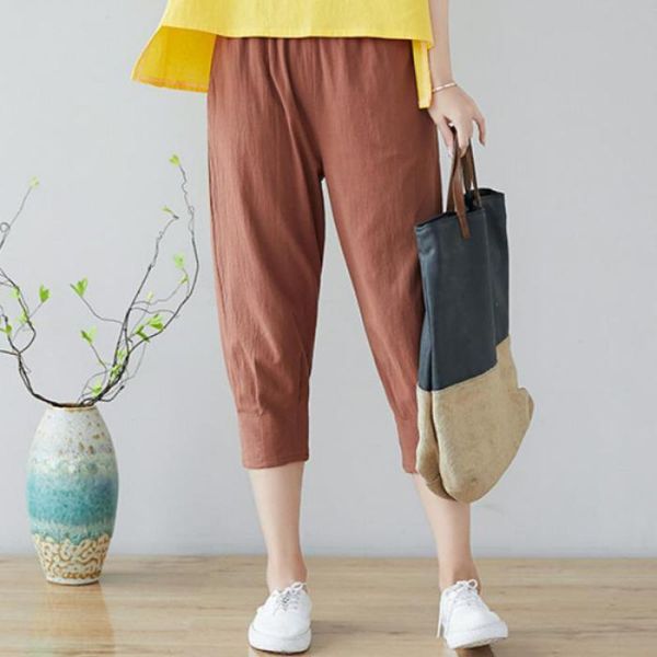women's pants & capris 2021 summer cotton linen elastic high waist simple solid color harem plus size loose women casual, Black;white
women's pants & capris 2021 summer cotton linen elastic high waist simple solid color harem plus size loose women casual, Black;white