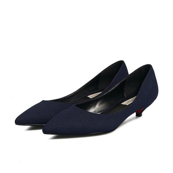 ladies high heels 3cm pointed toe navy blue women's shoes large yard 34-43 elegant heel low-heeled stiletto dress, Black
ladies high heels 3cm pointed toe navy blue women's shoes large yard 34-43 elegant heel low-heeled stiletto dress, Black