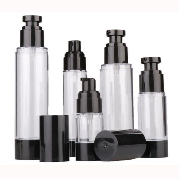 storage bottles & jars 100 30ml, 120ml black color as airless bottle with perfume sunscreen sprayers or serum cream lotion pump
storage bottles & jars 100 30ml, 120ml black color as airless bottle with perfume sunscreen sprayers or serum cream lotion pump