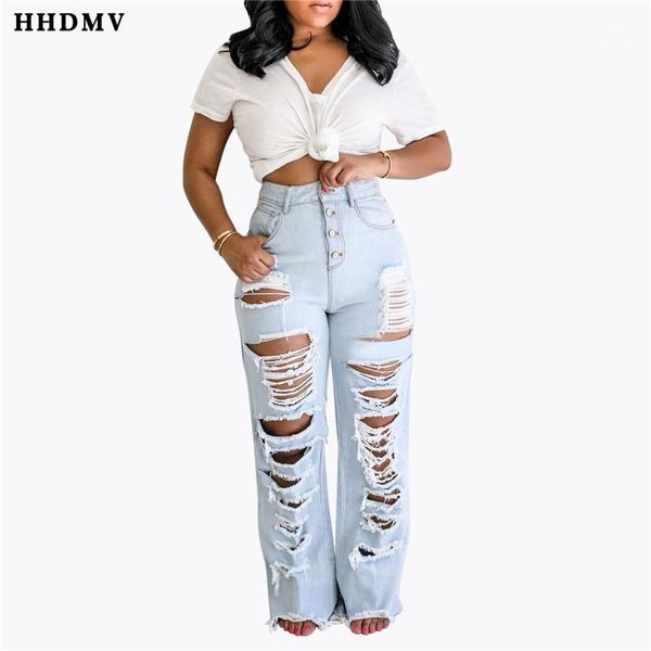 women's jeans hhdmv hsf2037 personality reduction of age hip hop style long denim pants high waist buttons broken hole straight, Blue
women's jeans hhdmv hsf2037 personality reduction of age hip hop style long denim pants high waist buttons broken hole straight, Blue