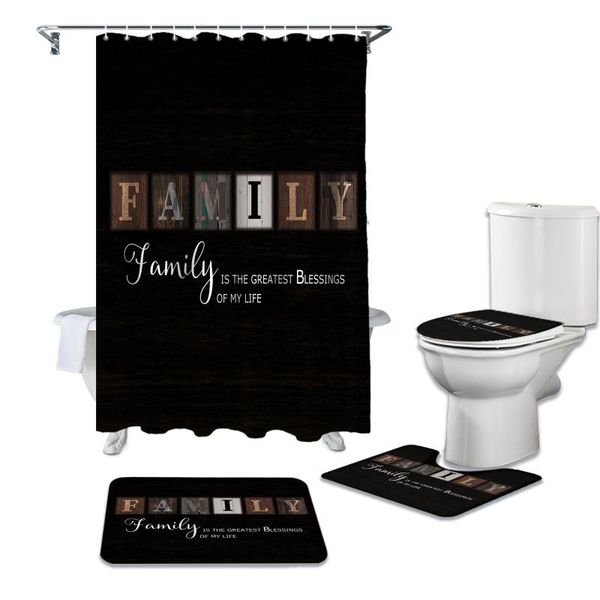 wood grain retro family text shower curtain set carpet cover toilet bath mat waterproof bathroom curtains
wood grain retro family text shower curtain set carpet cover toilet bath mat waterproof bathroom curtains