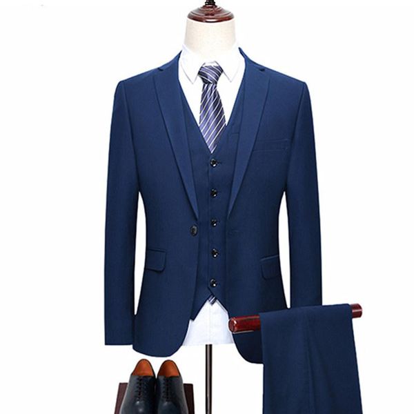 men's suits & blazers business 3 stuk pak set bruidegum blazer jas broek vest slim workwear men high end big mate pants, White;black
men's suits & blazers business 3 stuk pak set bruidegum blazer jas broek vest slim workwear men high end big mate pants, White;black