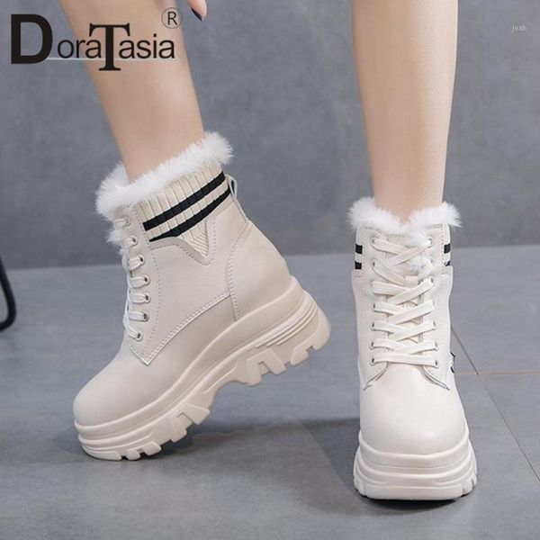 boots doratasia ladies winter ankle platform warm fur snow women chunky high heels lace up plush shoes woman1, Black
boots doratasia ladies winter ankle platform warm fur snow women chunky high heels lace up plush shoes woman1, Black