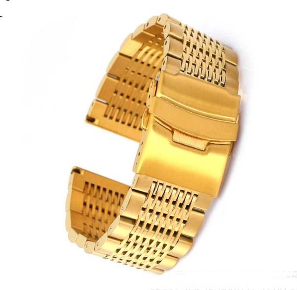 watch bands stainless steel luxury 22/20/24mm solid milan link band folding clasp safety watches strap bracelet replac, Black;brown
watch bands stainless steel luxury 22/20/24mm solid milan link band folding clasp safety watches strap bracelet replac, Black;brown