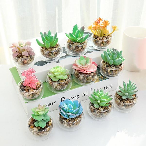 decorative flowers & wreaths small round glass flowerpot red blue succulents potted artificial plants fake bonsai for deskgreening decor
decorative flowers & wreaths small round glass flowerpot red blue succulents potted artificial plants fake bonsai for deskgreening decor