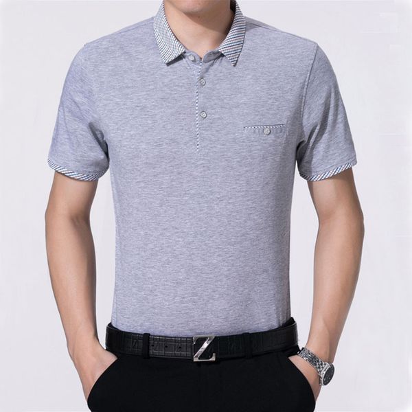 middle-aged men's casual fashion thin business short-sleeved polo shirt thin solid color lapel printing slim men's clothing, White;black
middle-aged men's casual fashion thin business short-sleeved polo shirt thin solid color lapel printing slim men's clothing, White;black