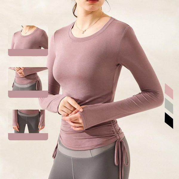 yoga outfit women long-sleeve quick-drying sports running t shirts fitness dance autumn adjustable drawstring bandage slim
yoga outfit women long-sleeve quick-drying sports running t shirts fitness dance autumn adjustable drawstring bandage slim