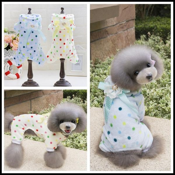 dog apparel autumn and winter casual style pet clothing warm comfortable fashion cute color dot the four feet garment small
dog apparel autumn and winter casual style pet clothing warm comfortable fashion cute color dot the four feet garment small
