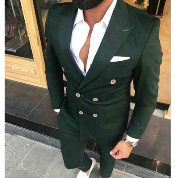 men's suits & blazers dark green double breasted casual for men with peaked lapel 2 piece slim fit wedding groom tuxedo man fashion clo, White;black
men's suits & blazers dark green double breasted casual for men with peaked lapel 2 piece slim fit wedding groom tuxedo man fashion clo, White;black
