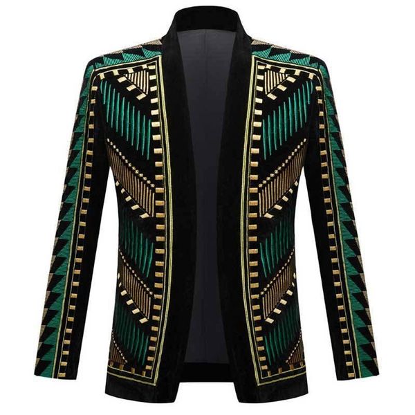 men's suits & blazers gold green splicing embroidery blazer vintage court wedding groom suit fashion stars singer host bar show stage c, White;black
men's suits & blazers gold green splicing embroidery blazer vintage court wedding groom suit fashion stars singer host bar show stage c, White;black