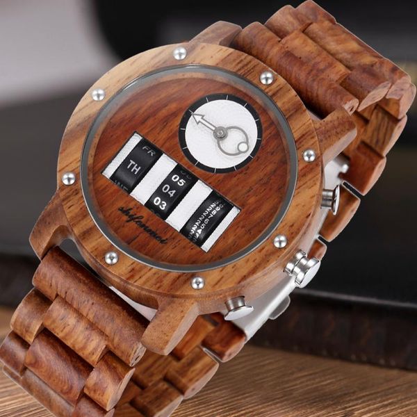 wristwatches shifenmei wood watches mens 2021 quartz wooden drum watch male roller wristwatch relogio masculino, Slivery;brown
wristwatches shifenmei wood watches mens 2021 quartz wooden drum watch male roller wristwatch relogio masculino, Slivery;brown