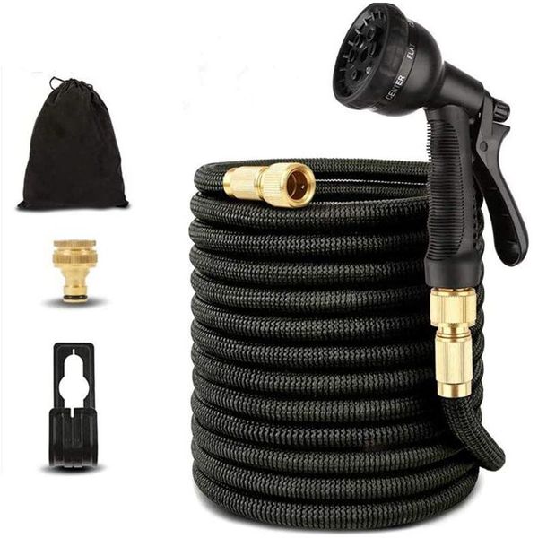 watering equipments flexible garden hose 25-100ft water expandable with 3-way latex core fabric high density 8 functional spray nozzle set
watering equipments flexible garden hose 25-100ft water expandable with 3-way latex core fabric high density 8 functional spray nozzle set