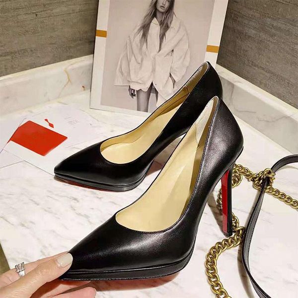 dress shoes black leather high heels women's professional formal wear stiletto pointed shallow mouth handmade size 35-42
dress shoes black leather high heels women's professional formal wear stiletto pointed shallow mouth handmade size 35-42