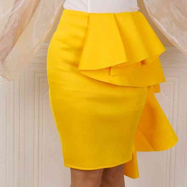 skirts women yellow party skirt stylish high waist ruffle plus size slim elegant lady office night out clubwear event summer date, Black
skirts women yellow party skirt stylish high waist ruffle plus size slim elegant lady office night out clubwear event summer date, Black