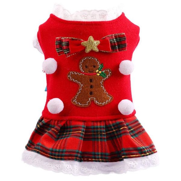 dog apparel winter dress for pet clothes christmas gingerbread pattern red plaid wedding skirt teddy bichon dogs
dog apparel winter dress for pet clothes christmas gingerbread pattern red plaid wedding skirt teddy bichon dogs