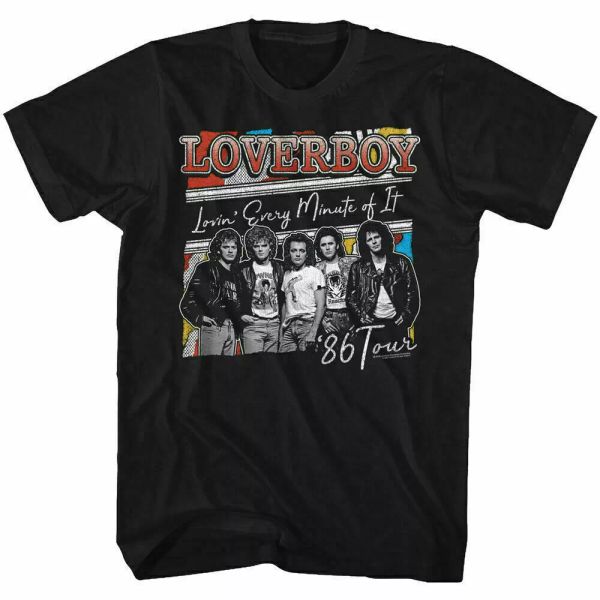 loverboy lovin every minute of it 86 tour t shirt mens licensed band retro black, White;black
loverboy lovin every minute of it 86 tour t shirt mens licensed band retro black, White;black