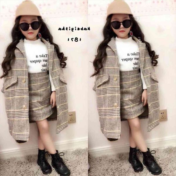 girl fall outfits autumn winter children clothing set coat skirt baby girls tracksuit kids woollen clothes sets, White
girl fall outfits autumn winter children clothing set coat skirt baby girls tracksuit kids woollen clothes sets, White