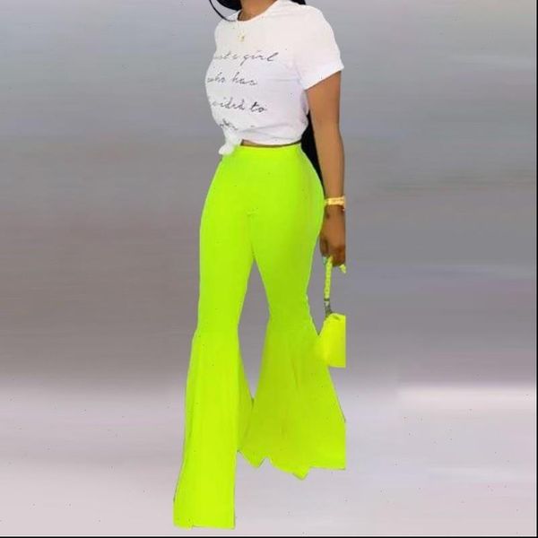 neon green women pants boho high waist flare trousers ladies fashion elastic wide leg female summer clothing, Black;white
neon green women pants boho high waist flare trousers ladies fashion elastic wide leg female summer clothing, Black;white