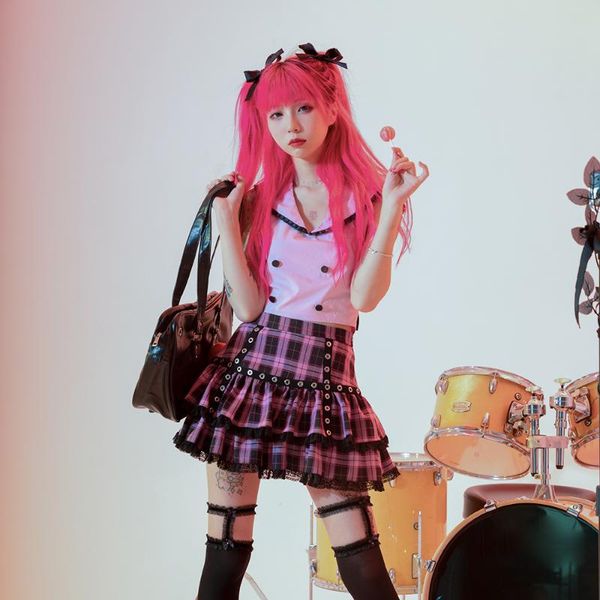 skirts japanese harajuku girls pink plaid high waist pleated ball gown punk sweet lolita cake mini skirt y2k women red, Black
skirts japanese harajuku girls pink plaid high waist pleated ball gown punk sweet lolita cake mini skirt y2k women red, Black