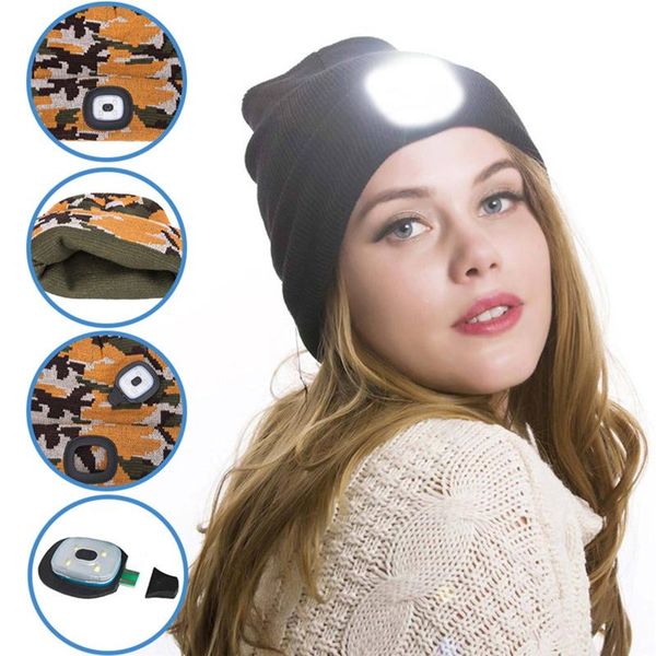outdoor hats led lighted beanie cap warm autumn winter fishing camping biking knitted headlamp hat with, Black;white
outdoor hats led lighted beanie cap warm autumn winter fishing camping biking knitted headlamp hat with, Black;white