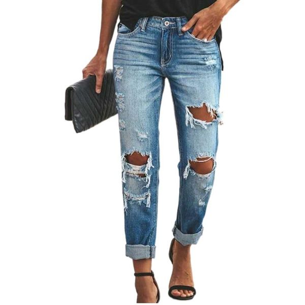 women's jeans ripped straight women office wear high waist streetwear loose female denim pants fashion zipper ladies trousers 6231, Blue
women's jeans ripped straight women office wear high waist streetwear loose female denim pants fashion zipper ladies trousers 6231, Blue