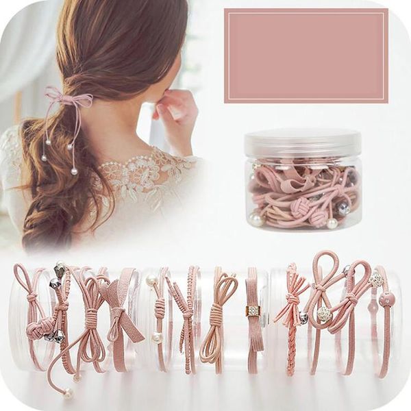 12pcs/set elastic hair bands for women girls korean flower pearl band ponytail holder ropes gum accessories, Slivery;white
12pcs/set elastic hair bands for women girls korean flower pearl band ponytail holder ropes gum accessories, Slivery;white