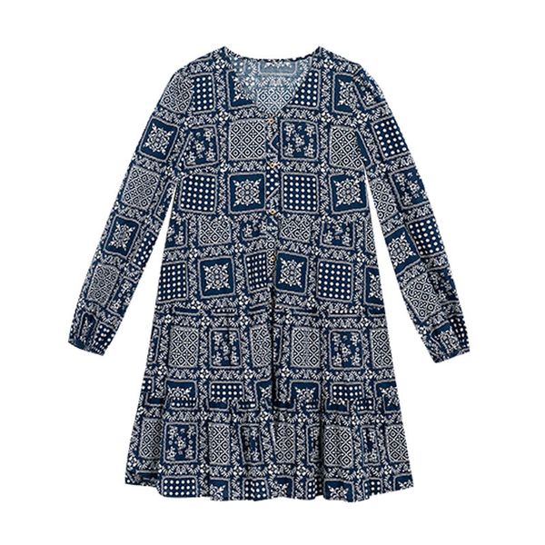 women vintage floral print navy red blue dress v-neck zipper long sleeve mini d2052 210514, Black;gray
women vintage floral print navy red blue dress v-neck zipper long sleeve mini d2052 210514, Black;gray