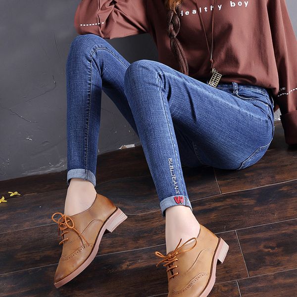 women's jeans 2021 spring and autumn high waist long pants student tight little feet pencil show thin curly, Blue
women's jeans 2021 spring and autumn high waist long pants student tight little feet pencil show thin curly, Blue