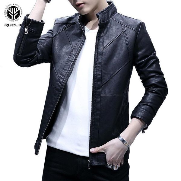 & faux fur ruelk spring and autumn casual men's korean version of the slim trend youth pu leather jacket men shirt 47la, Black
& faux fur ruelk spring and autumn casual men's korean version of the slim trend youth pu leather jacket men shirt 47la, Black