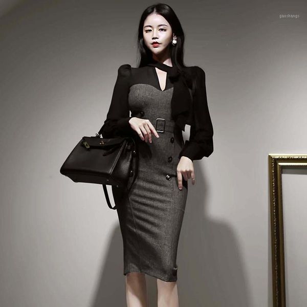 casual dresses winter temperament of han edition cultivate one's morality in the long double-breasted joining together with package but, Black;gray
casual dresses winter temperament of han edition cultivate one's morality in the long double-breasted joining together with package but, Black;gray