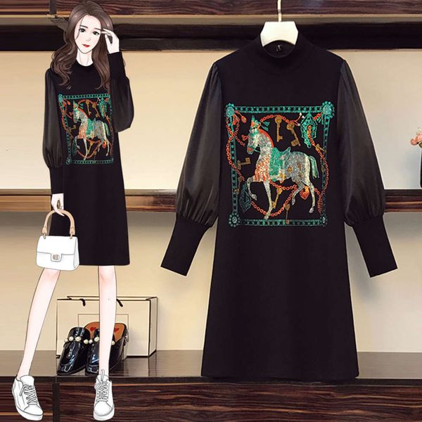 casual dresses dress women clothes large women's in early spring of 6646, Black;gray
casual dresses dress women clothes large women's in early spring of 6646, Black;gray