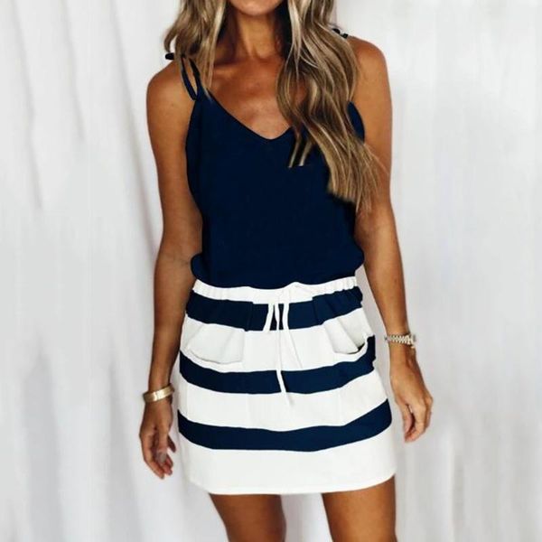 casual dresses striped patchwork print for women 2021 sleeveless v-neck spaghetti strap drawstring boho dress open back sexy, Black;gray
casual dresses striped patchwork print for women 2021 sleeveless v-neck spaghetti strap drawstring boho dress open back sexy, Black;gray