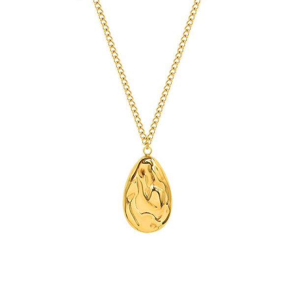 pendant necklaces minimalist water drop metal necklace for women stainless steel hammered geometric collar choker collier femme, Silver
pendant necklaces minimalist water drop metal necklace for women stainless steel hammered geometric collar choker collier femme, Silver
