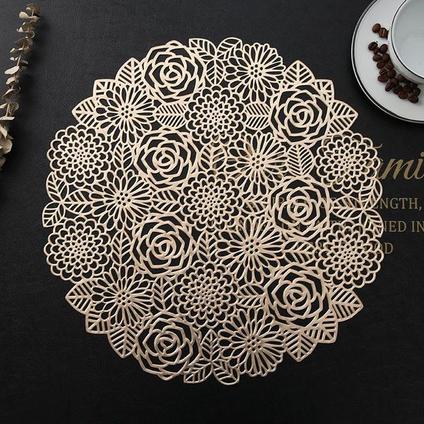 mats & pads 4/6 pcs/set pvc hollow placemats for plates bowl heat resistant tableware pad modern resturant home plate placemat dining table
mats & pads 4/6 pcs/set pvc hollow placemats for plates bowl heat resistant tableware pad modern resturant home plate placemat dining table